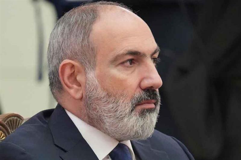 Armenian Prime Minister Nikol Pashinyan attends an informal meeting of the heads of ex-Soviet nation