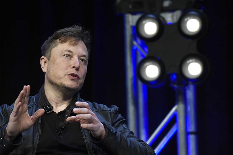 FILE - Tesla and SpaceX Chief Executive Officer Elon Musk speaks at the SATELLITE Conference and Exh