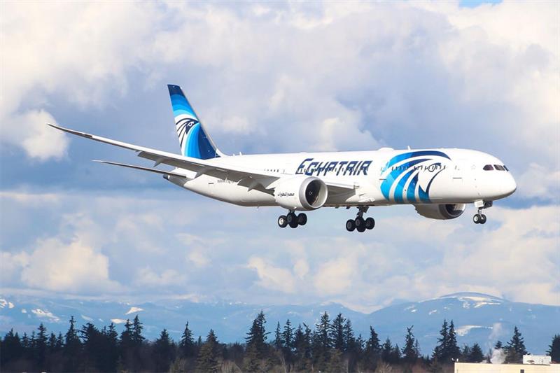 A file photo of EgyptAir airplane