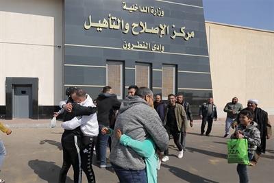 2194 Egyptian prisoners released by presidential pardon on National Police Day 