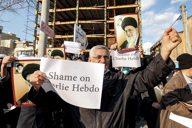 Iran Charlie Hebdo protests