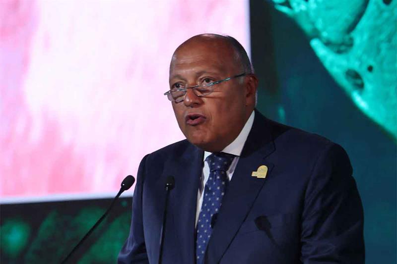 Egyption Minister of Foreign Affairs Sameh Shoukry. AFP