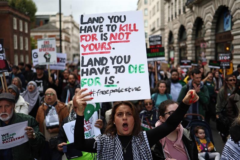 Palestine protests - London