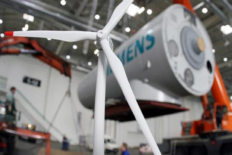The 3.6MW turbines being assembled in Siemens  factory at Brande (Photo: Reuters)
