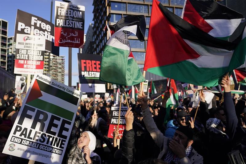 Palestine protests - London