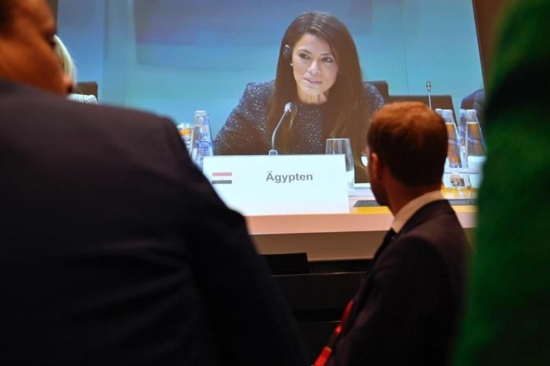 Rania El-Mashat at the the G20 Compact with Africa (CwA) summit.