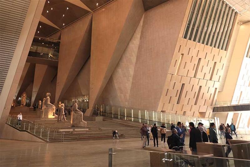 Grand Egyptian Museum s Grand Staircase