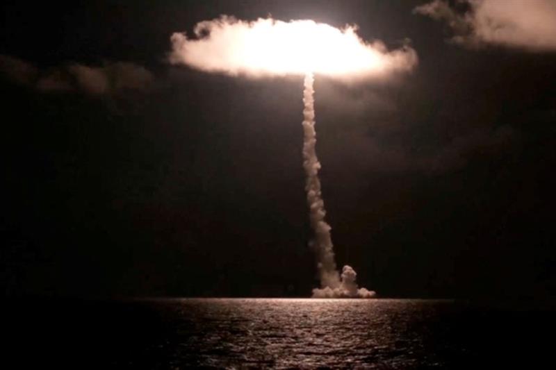Russia fires the Bulava ballistic missile