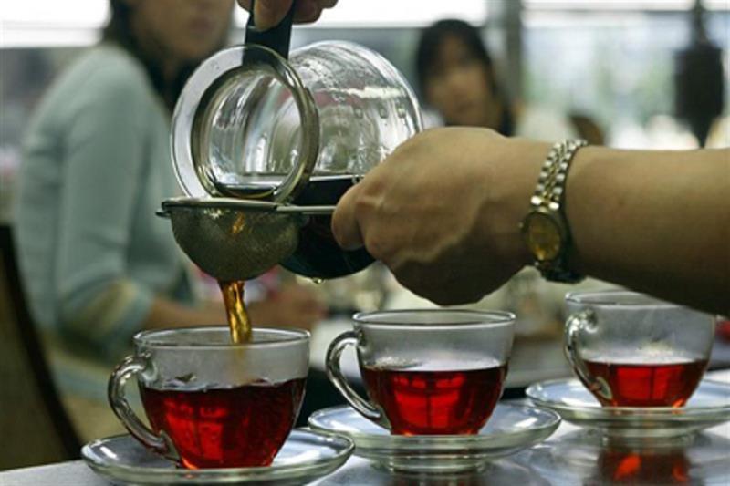 A photo showing cups of tea. Reuters