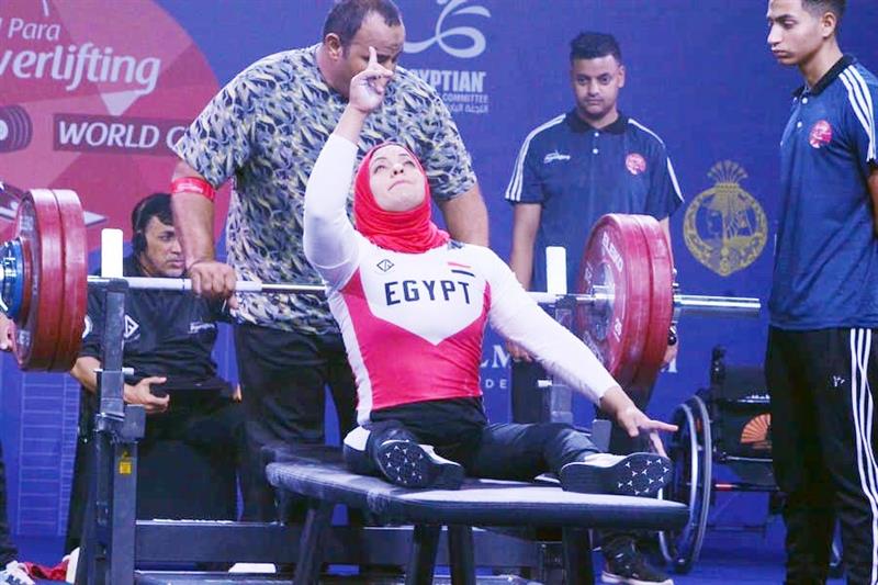 Egyptian powerlifter