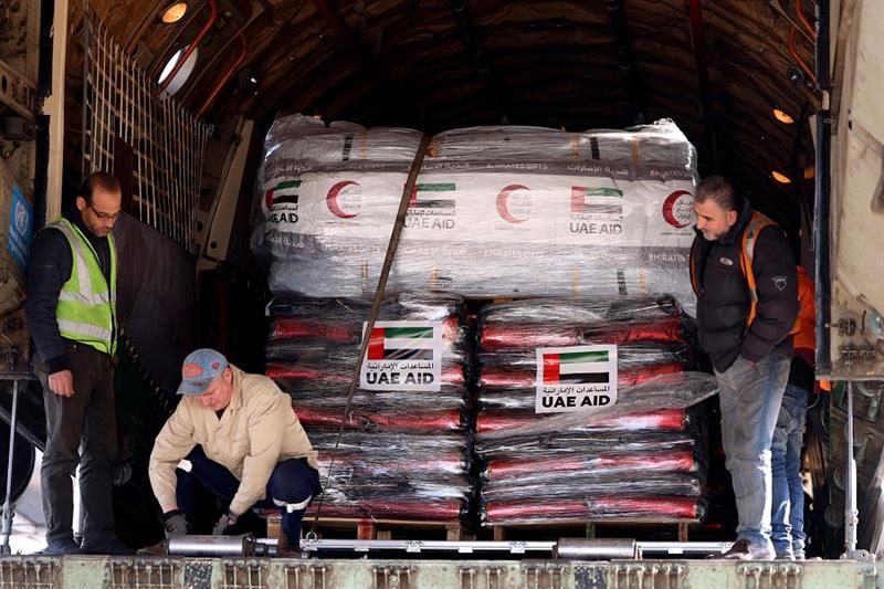 Syria quake -- UAE humanitarian aid
