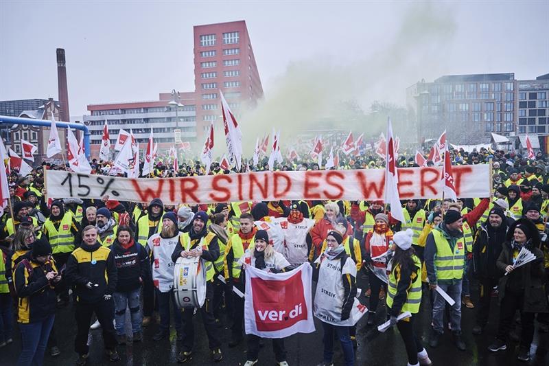 Unions strikes, Germany