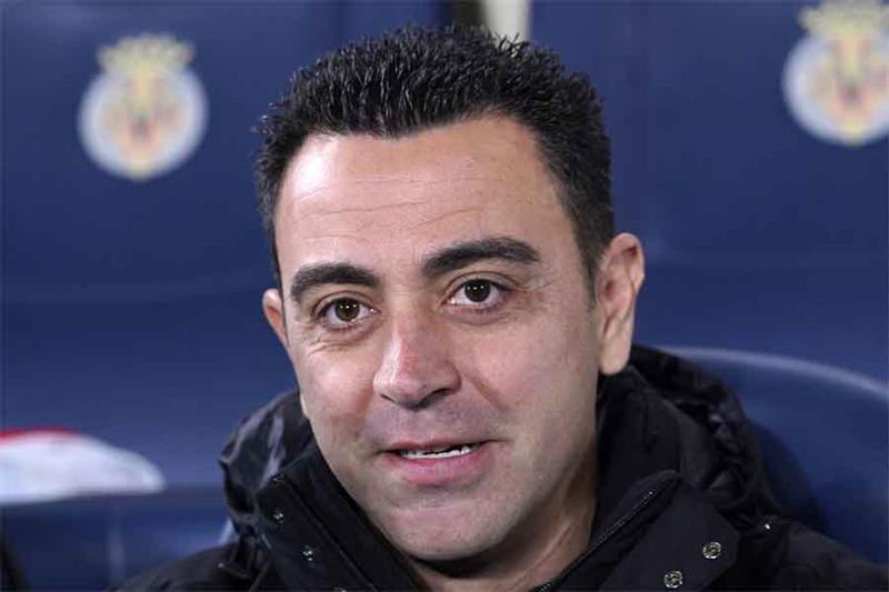 Barcelona s head coach Xavi Hernandez . AP