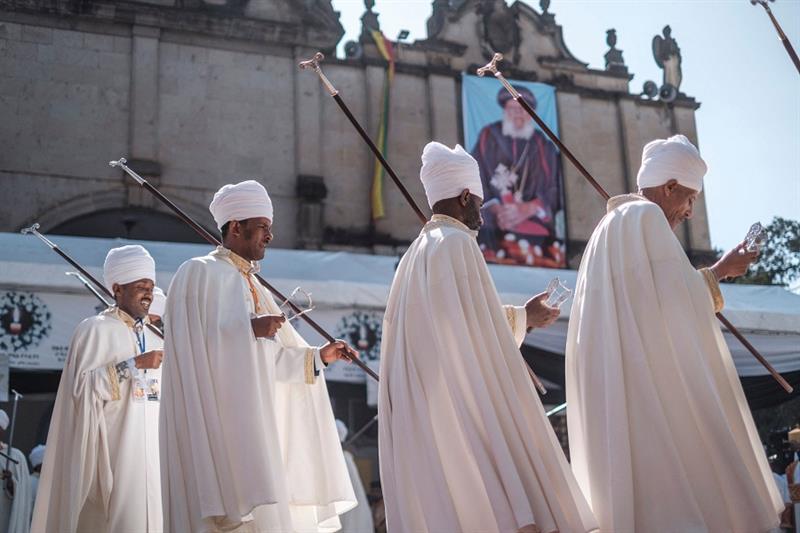 Ethiopian Orthodox priests 
