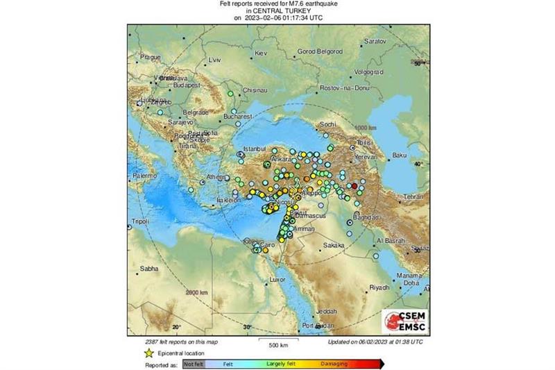 Earthquake Turkey-Syria 