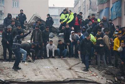 Powerful quake rocks Turkey and Syria, kills more than 3,400