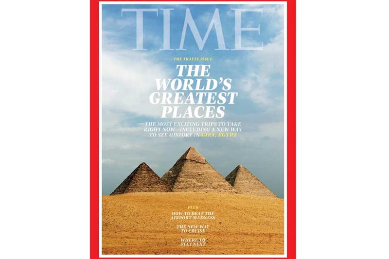 Time Magazine selects Giza historic sites as one of the World's