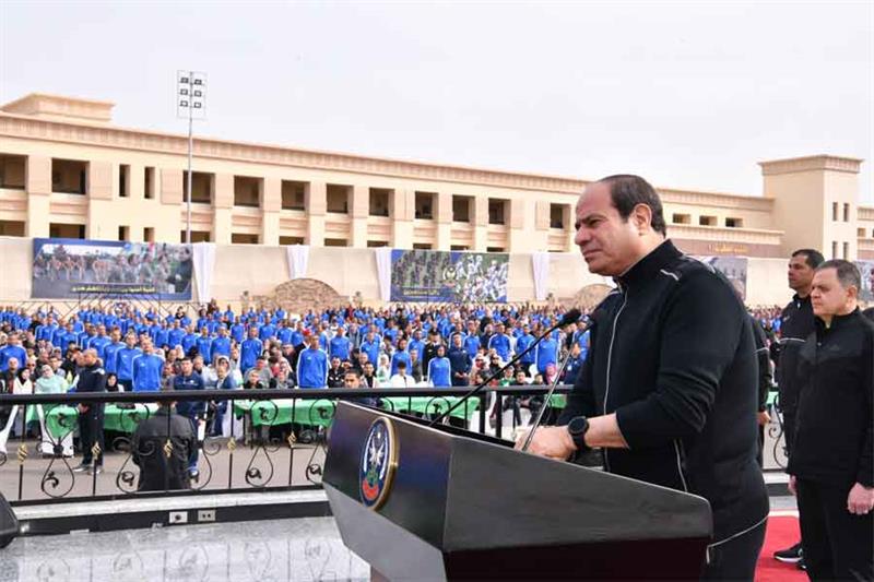 Egypt s President Abdel-Fattah El-Sisi delivers a speech at the Police Academy in Cairo, 22 March 20