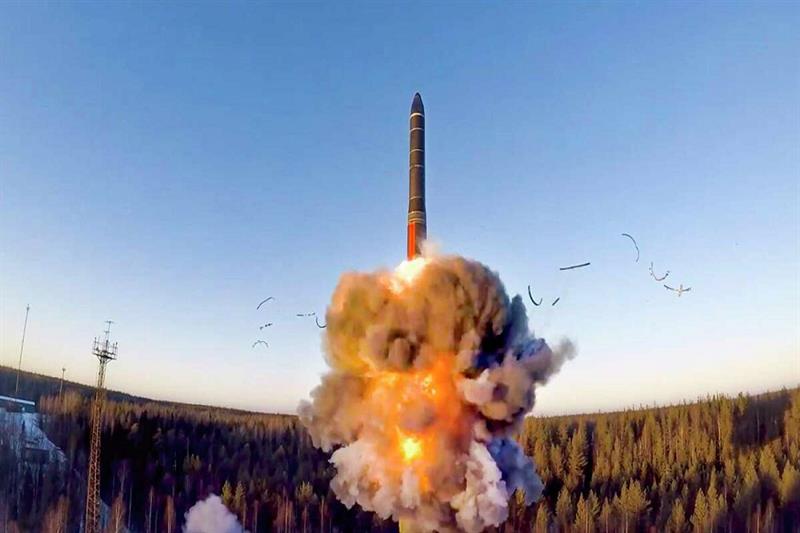 Russian ballistic missile test