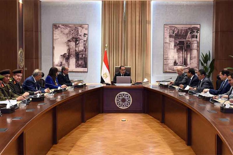 Egypt s cabinet in its weekly meeting on Wednesday. Photo : Egyptian Cabinet 
