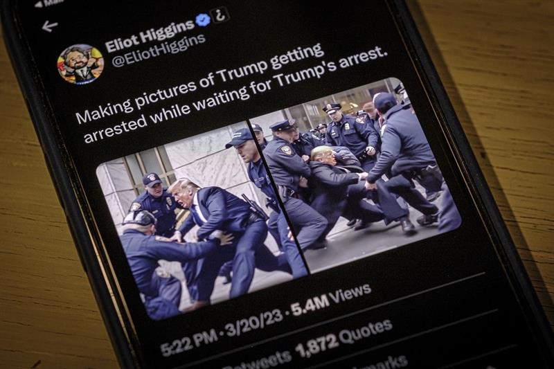 Donald Trump deepfake photo by AI