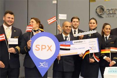 In Photos: Egypt’s Sphinx Int'l Airport receives 1st Condor Airlines flight from Frankfurt