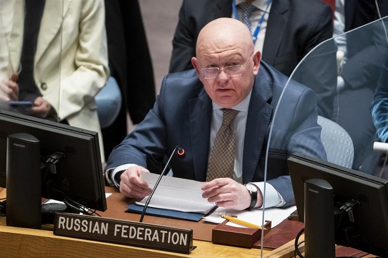 Vassily Nebenzia, permanent representative of Russia to the United Nations