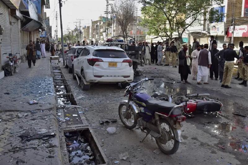 Bomb blast, in Quetta, Pakistan