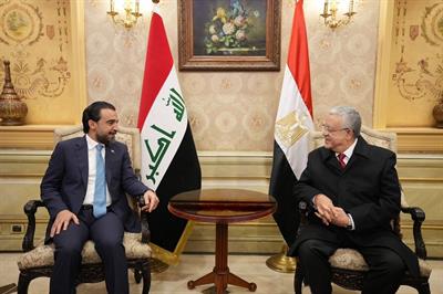  Iraqi parliament speaker in Cairo for talks with Egypt's FM