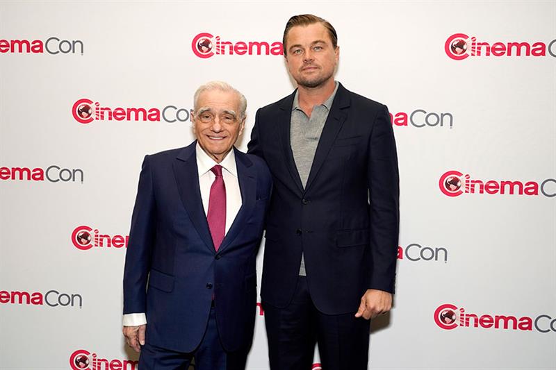 Director Martin Scorsese and Leonardo DiCaprio 