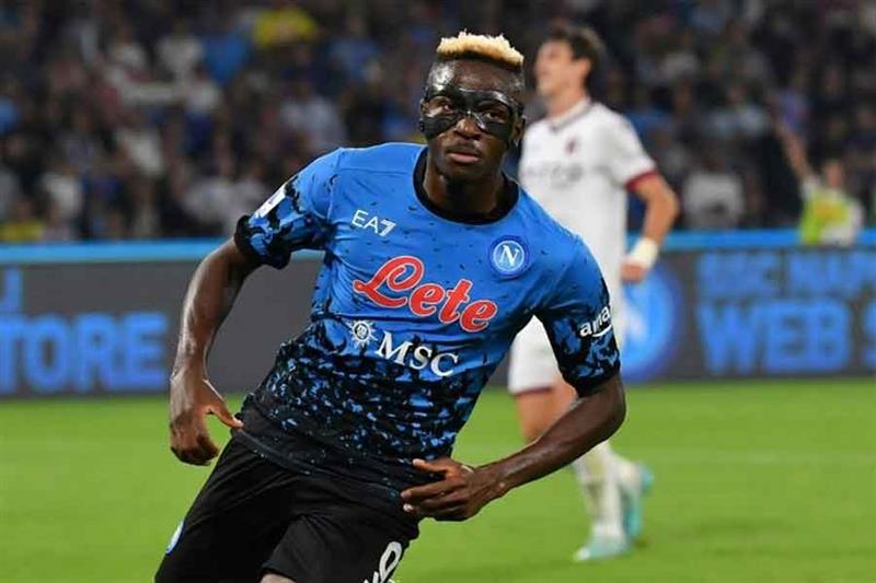 Napoli s Nigerian forward Victor Osimhen. AFP