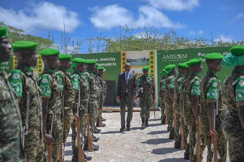 Soldiers of the AU Transition Mission in Somalia 