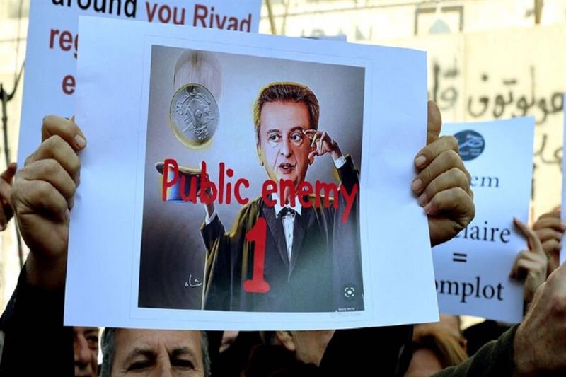 Lebanese protest against Central Bank governor