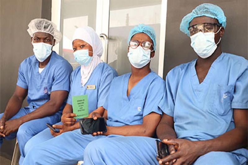 Nigerian health workers