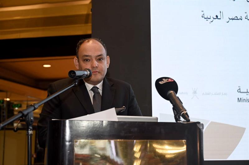 Minister of Trade and Industry during the Egyptian-Omani Business Forum 22 May. Photo courtesy of th