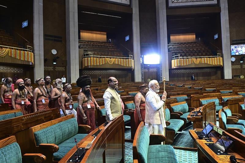 India parliament building inaugruation