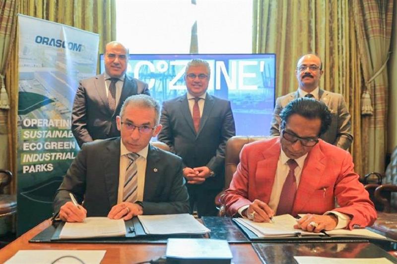 Chairman of the SCZONE Walid Gamal El-Din witnessed the signing of the deal between representatives 