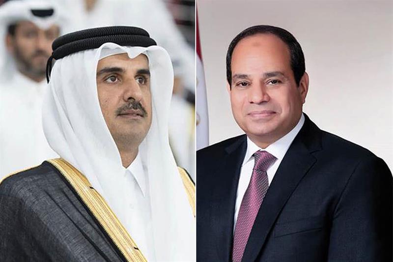 Egypt s president, Qatar s emir