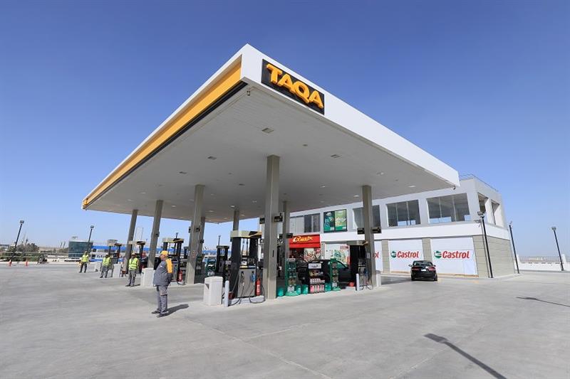 TAQA Arabia fuel station. 