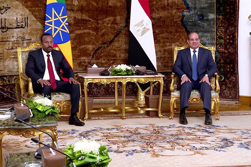  Egypt president, Ethiopia PM 