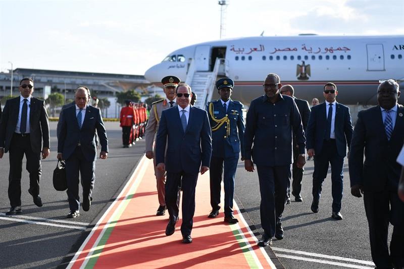 Presidente Sisi chega a Nairóbi para reunião de coordenação de meio de ano da UA – Relações Exteriores – Egito