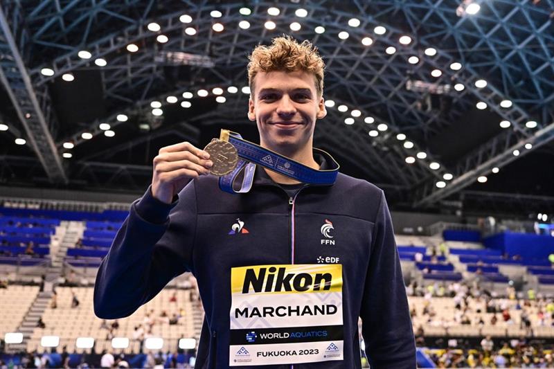 Swimming: France's Marchand wins 200 IM world title for third gold - Omni  sports - Sports - Ahram Online