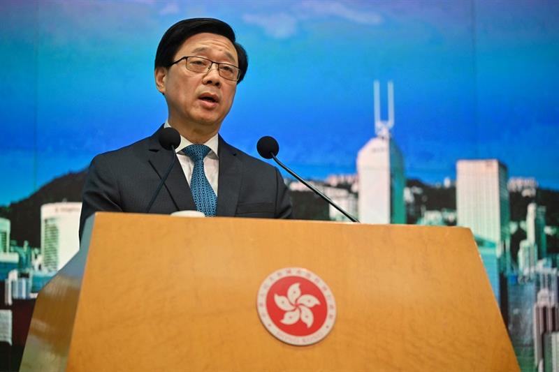 Hong Kong s Chief Executive John Lee 