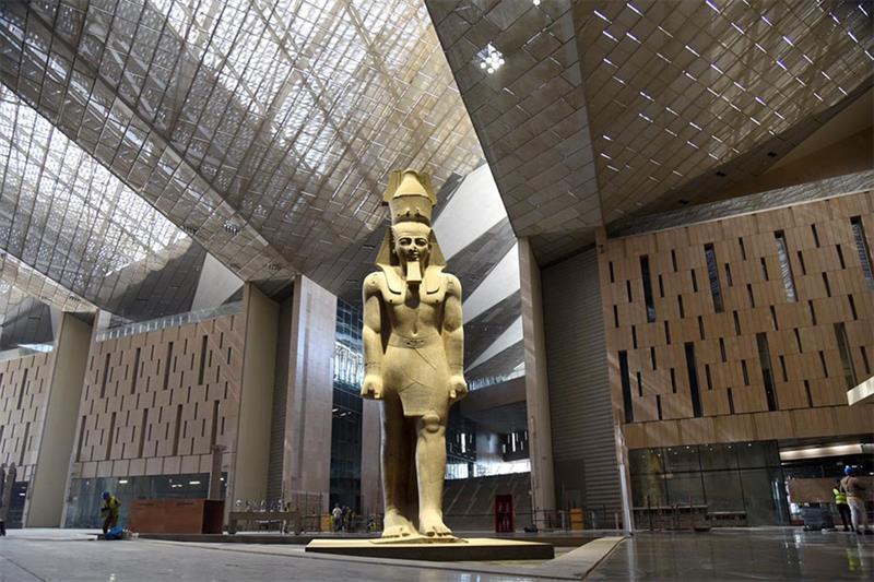 King Ramses II statue on display at Grand Egyptian Museum (GEM). Photo courtesy of Ministry of Touri