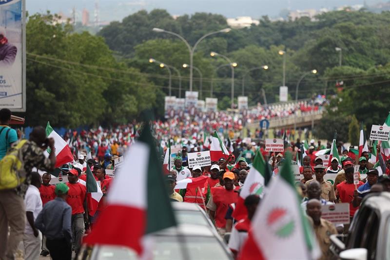 Nigerian workers strike