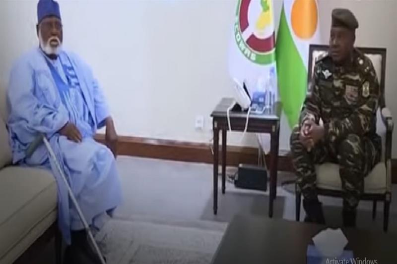  ECOWAS Special Envoy to Niger with new military ruler General Abdourahamane Tiani