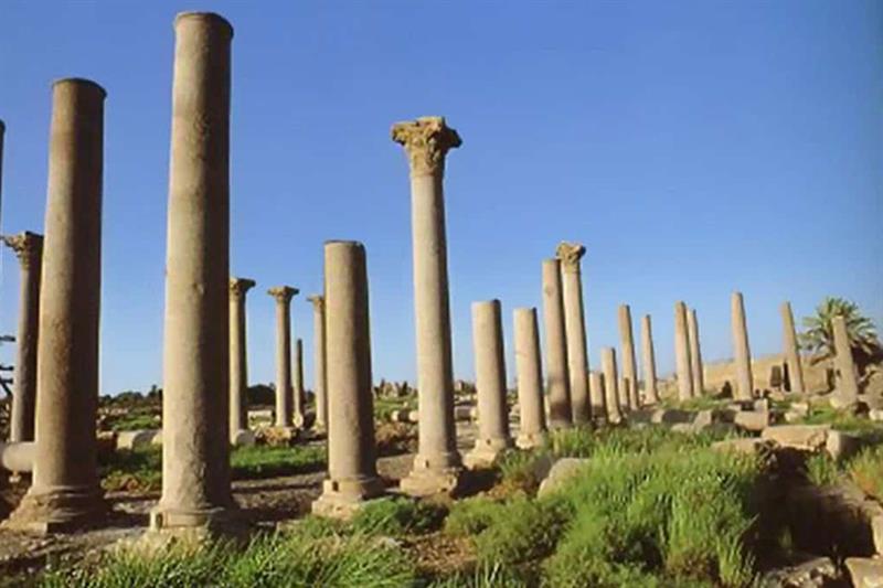 Basilica columns reinstalled in Minya
