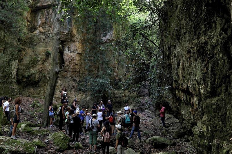People gather at the Banat Spring (Women s Spring) in a forested area near Kobayat in Lebanon s nort