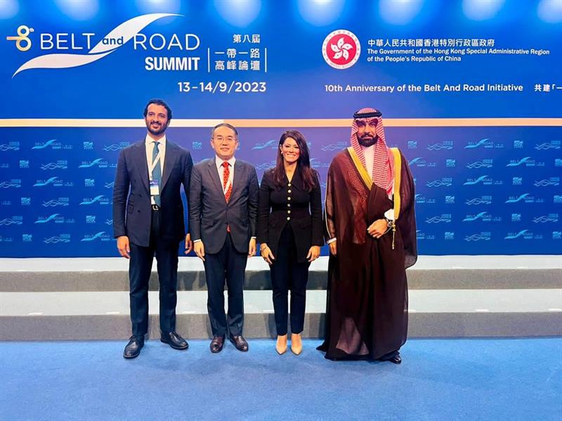 Minister of International Cooperation Rania El-Mashat at the 8th Belt and Road Summit. Press Release