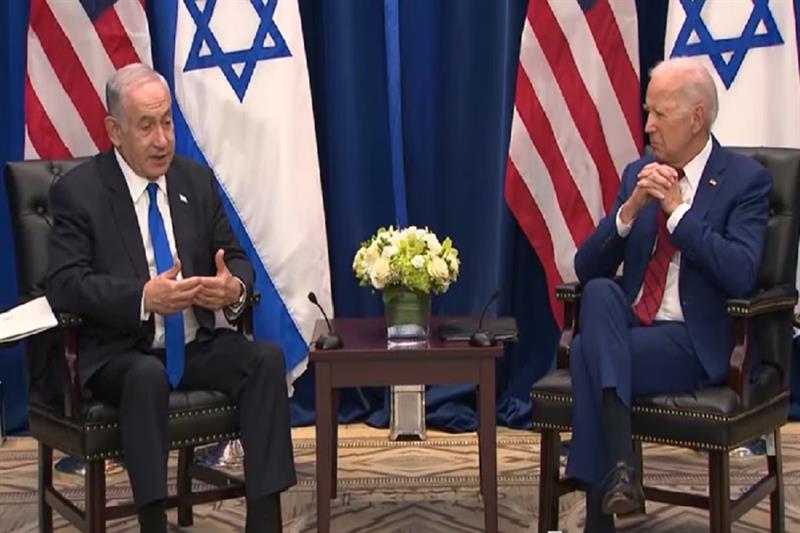  Joe Biden and Benjamin Netanyahu